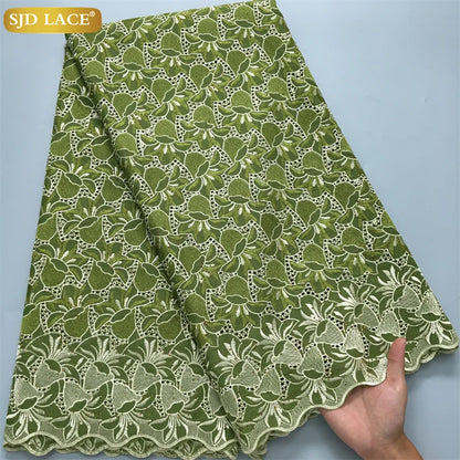 LACE African Nigerian Cotton Lace Fabrics