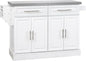 Rolling Kitchen Island Cart with Wheels, Portable Island Table for Kitchen