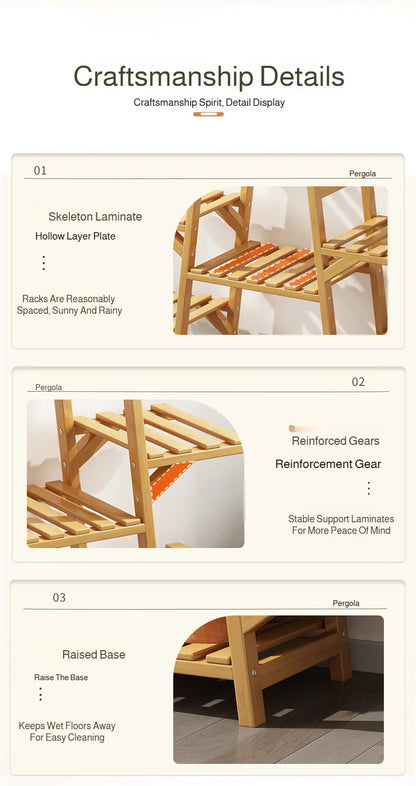 Floor-standing Rack Multi-layer Balcony Flower Rack