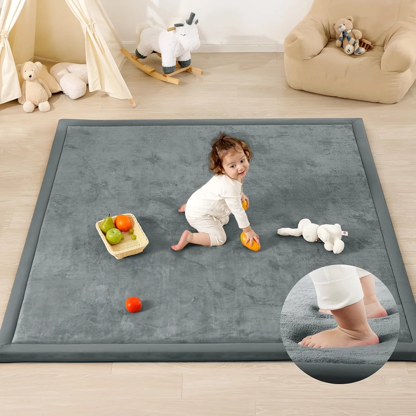 Carpet For Floor 3cm Thick Memory Foam Playpen Mat