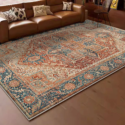 American Retro Style Carpets for Living Room Plush Carpet