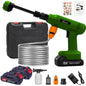 Power Blaster Plus Pressure Washer Cordless Portable Electric Water Spray Gun and Hose