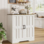 Sideboard Buffet Cabinet, Modern Farmhouse Kitchen Storage Cabinet