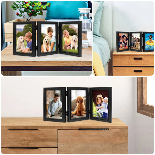 Double/Triple   Foldable Hinged Picture Frame