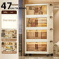 Foldable Storage Box with Clear Door - Spacious, Durable, - Ideal for Organizing Clothes, Books, Toys, and