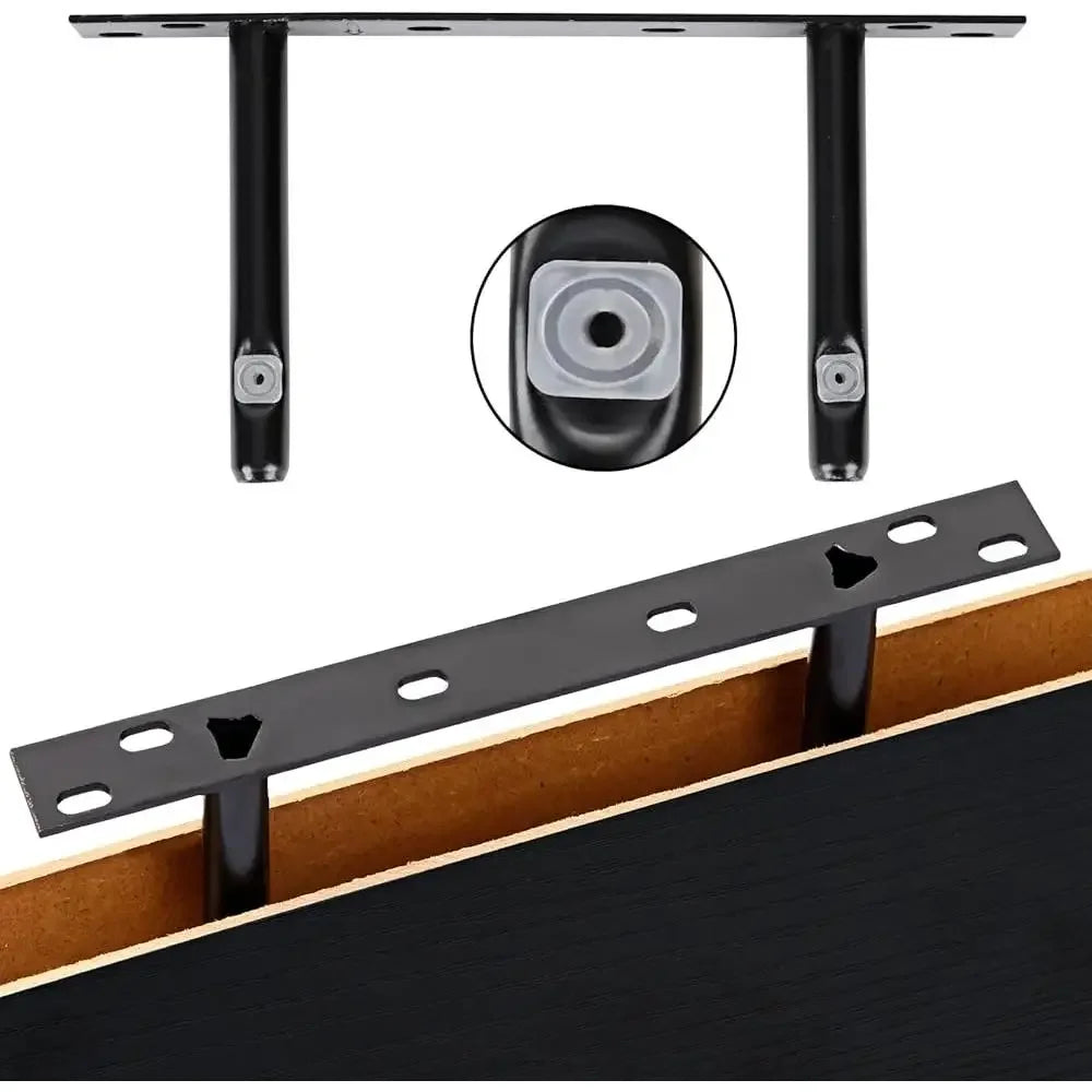 Floating Shelves Set of 6 Wall Mounted Wooden Storage Shelves