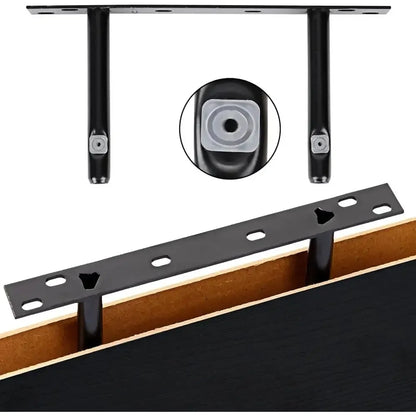 Floating Shelves Set of 6 Wall Mounted Wooden Storage Shelves