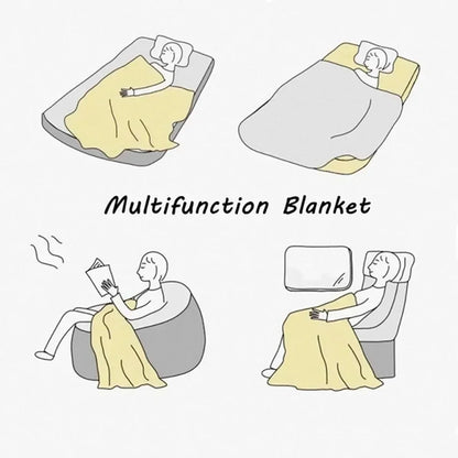 Black-eared Mouse Couch Throw Blanket