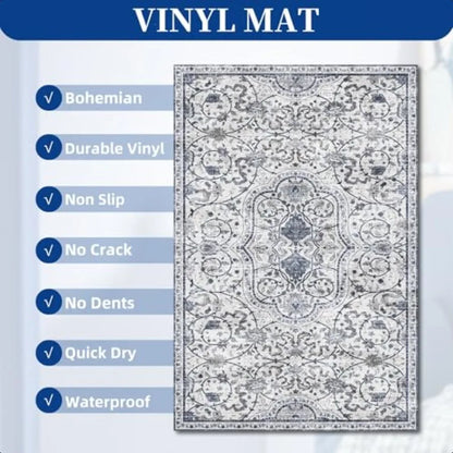 5' x 7' Waterproof Area Rug for Living Room