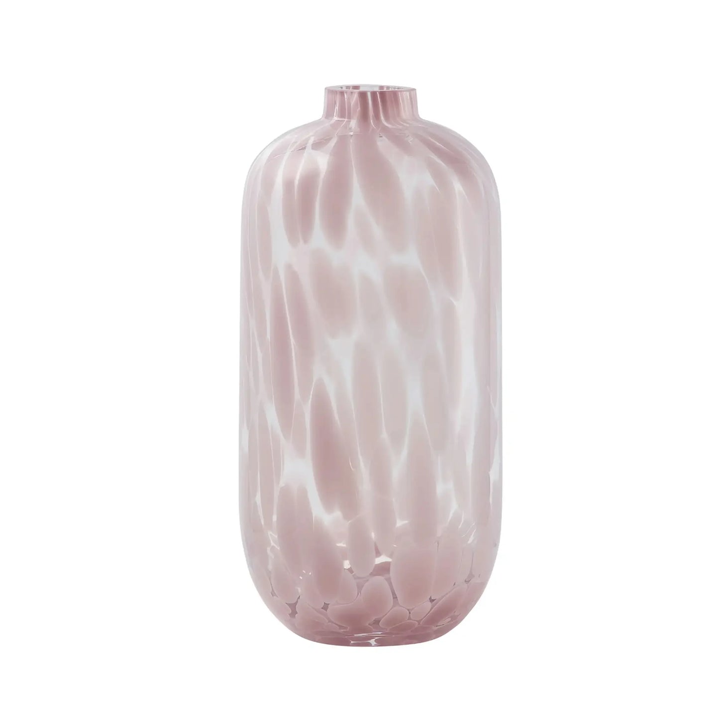 Blush Pink Painted Narrow Vase