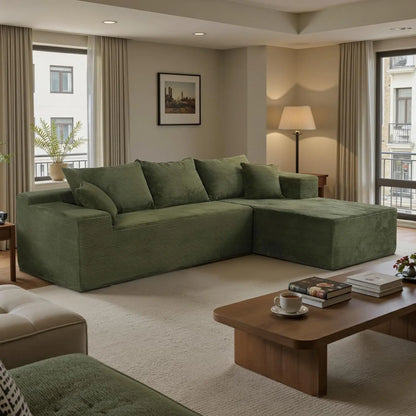 Cloud Sectional Couch with L-Shape Chaise