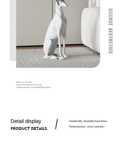 Dog Statue Sculpture, Coffee Table, Living Room Decoration,