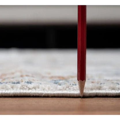 Ivory 7 ft 10 in x 10 ft 3 in Area Rug,