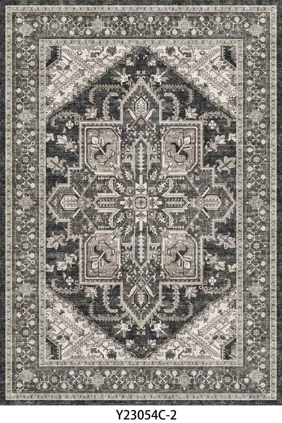 Retro  Turkish Persian Rug for Living Room Bedroom