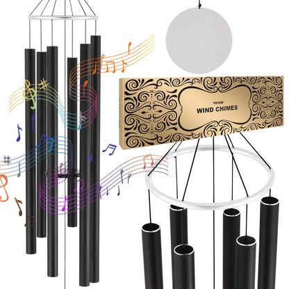 SucceBuy Wind Chimes for Outside Deep Unique Memorial Wind Chimes for Outdoor Decor  Patio Porch Garden