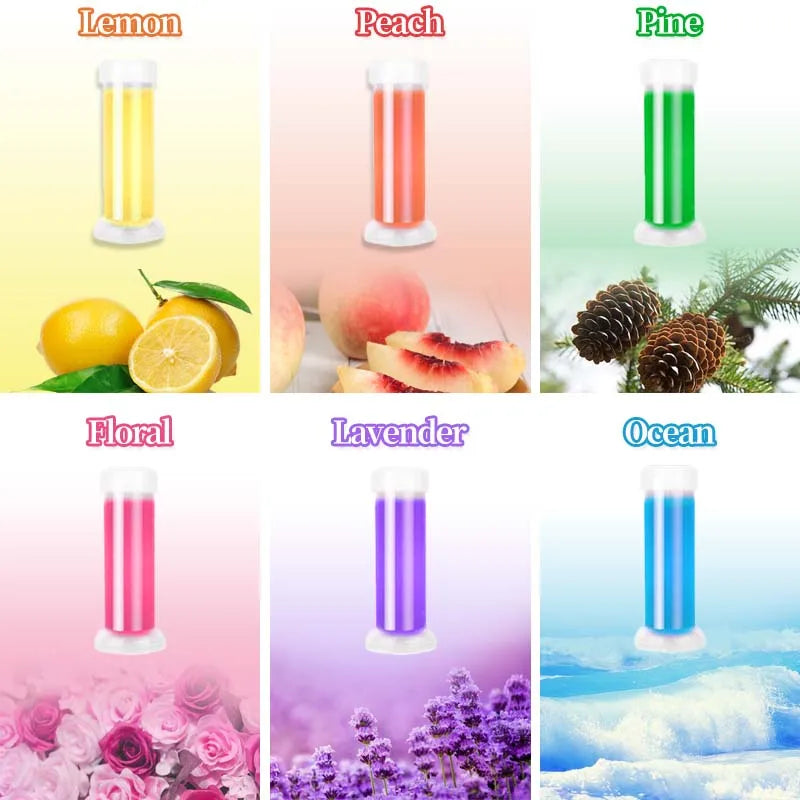 Air Fusion Toilet Cleaning Gel Clean Ocean Fresh Scent 6.43oz 2 Pcs