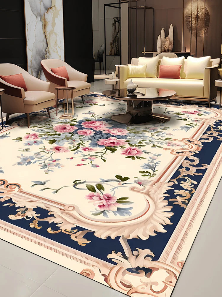 Pastoral Style Carpets for Living Room Bedroom Decor