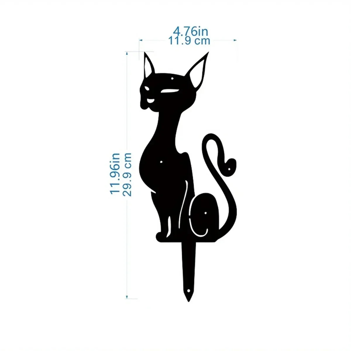 Exclusive Cute Cat Garden Decorative Silhouette -Perfect Outdoor Statues for Garden