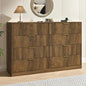 Fluted Dresser for Bedroom with 8 Drawer, 55”  Double Drawer Dresser