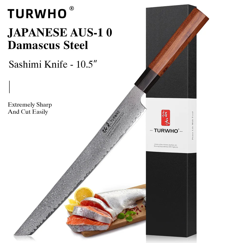 TURWHO Hand Forged Japanese Steel Kitchen Knives