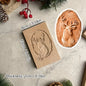 Wooden Cookie Molds for Christmas, DIY 3D Engraved