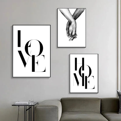 Black White  Family Wall Art