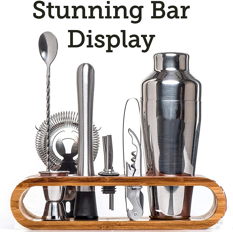Cocktail Bar set Mixology Bartender Kit: 10-Piece Bar Tool Set