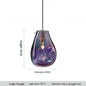 Modern Creative Colorful Glass Chandelier Contemporary Irregular Shape