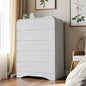 Grey Dresser for Bedroom with 6 Drawers,  Farmhouse Wood Closet