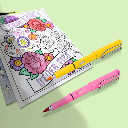 12pcs/set Color Eternal Pencil  Eco Friendly Student PaintingSupply