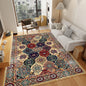 Washable Vintage Medallion Small Rug with Non-Slip Backing