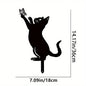 Exclusive Cute Cat Garden Decorative Silhouette -Perfect Outdoor Statues for Garden