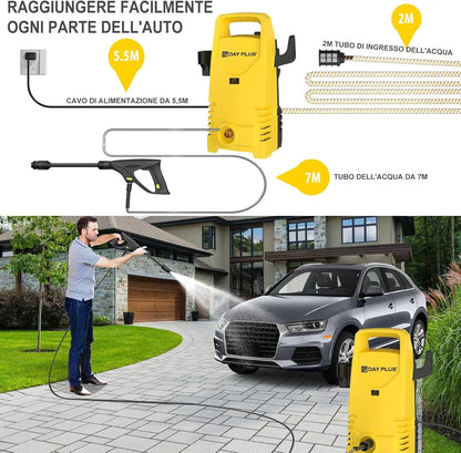 Electric High Pressure Washer for Terraces,Gardens,Cars