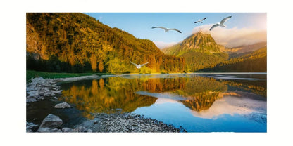 Beach Sunset Wall  Large Landscape Canvas Painting