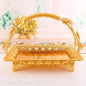 Gold Serving Tray Vintage  European Style Tray with Handle