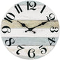 Wall Clock 10 Inch ClockRustic Wall Clocks Battery Operated,SilentNon Ticking Wooden