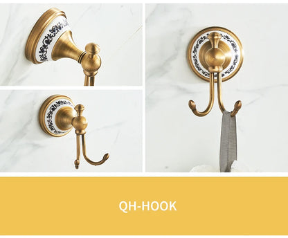 Antique Bronze Bathroom Hardware Set