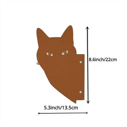 Exclusive Cute Cat Garden Decorative Silhouette -Perfect Outdoor Statues for Garden