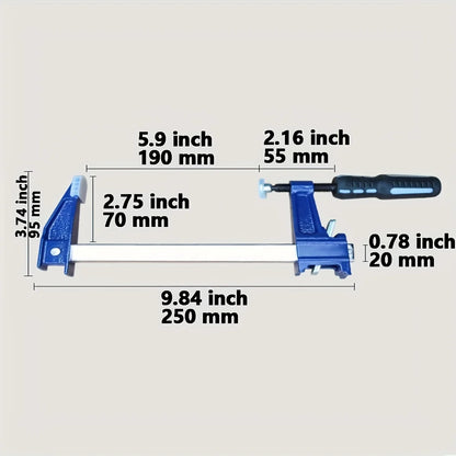 Woodworking F-Clamps Light-Duty Forged Steel Clamps