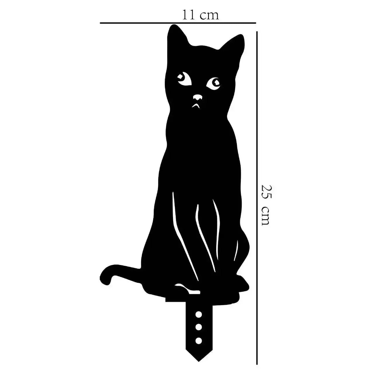 Exclusive Cute Cat Garden Decorative Silhouette -Perfect Outdoor Statues for Garden
