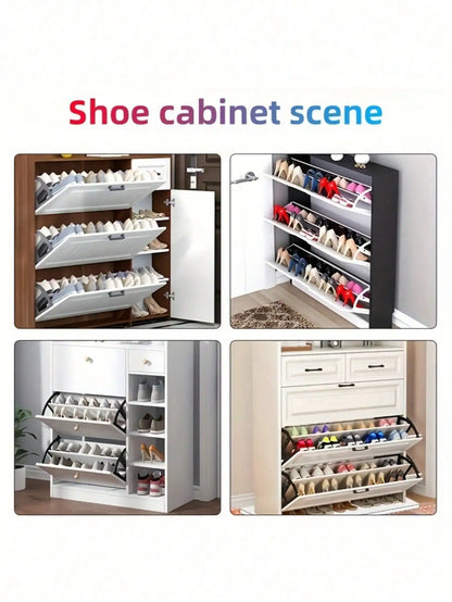 Double-Layer Rotating Shoe Cabinet  Easy Install, Durable, Space-Saving Cabinets