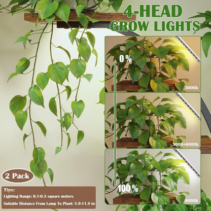 S Shaped Plant Stand Indoor with Grow Lights - 7 Tier Plant Shelf for Living Room, Patio, or Balcony