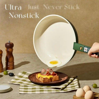 21-Piece Cookware Set Non-stick, Non-Toxic, Detachable Handle, Kitchen Cooking Set