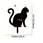 Exclusive Cute Cat Garden Decorative Silhouette -Perfect Outdoor Statues for Garden