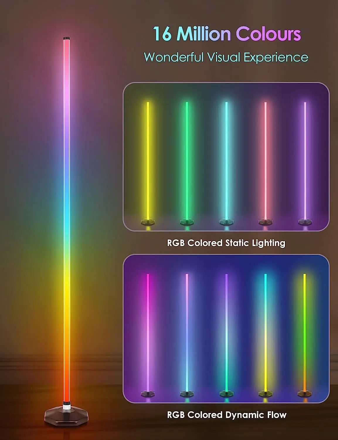 RGB Corner Floor Lamp