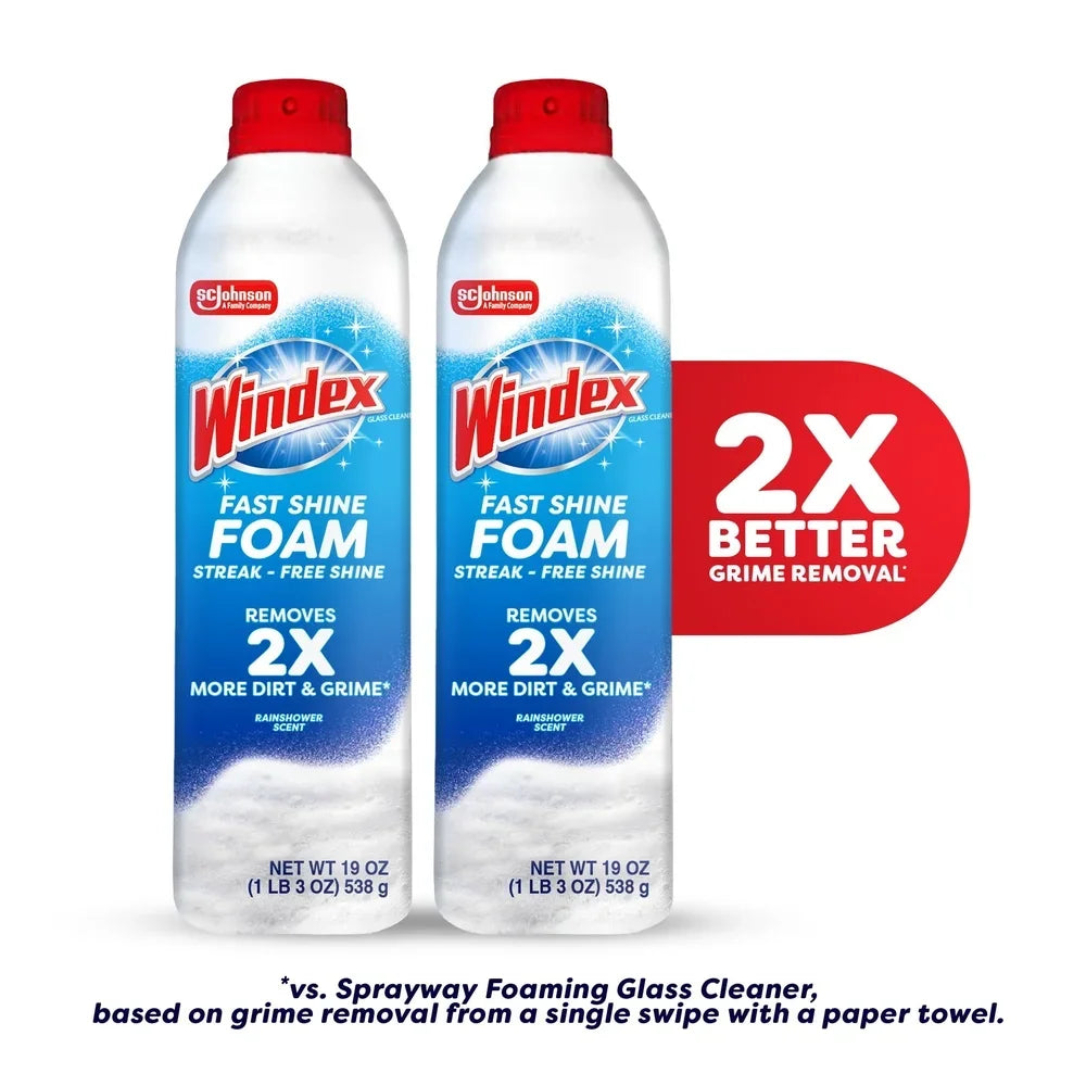 Fast Shine Foam Glass Cleaner