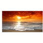 Beach Sunset Wall  Large Landscape Canvas Painting