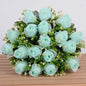 18 Heads Rose Bouquet  Silk  Bouquet Wedding  Flowers