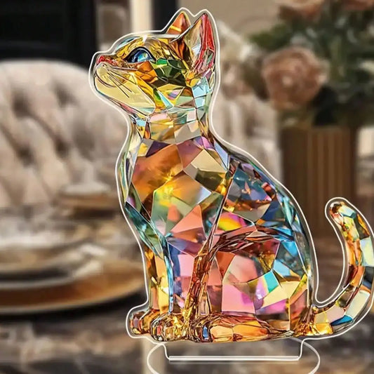 Elegant exotic cat table decoration sculptures,, classic decorations。