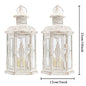 Vintage Nordic Candle Holder Lanterns Candles Aesthetic Hanging Lantern
